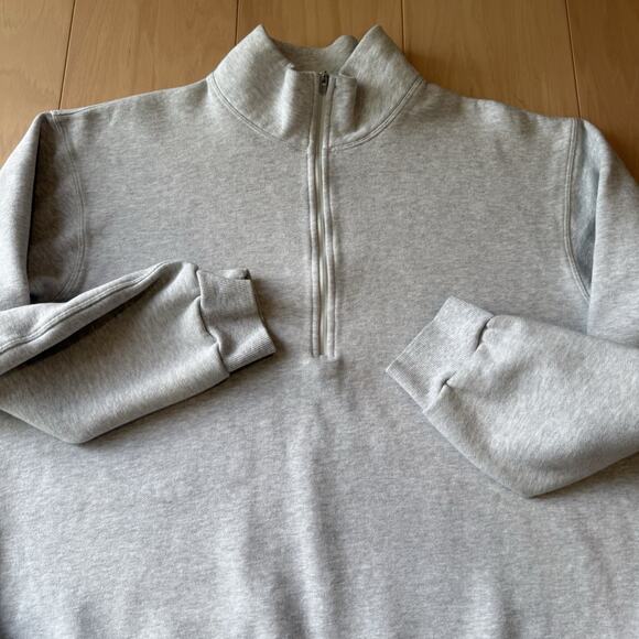 Lululemon 1/4 Zip Fleece Pullover Women's Large Gray Athleisure Sportswear - Picture 4 of 9